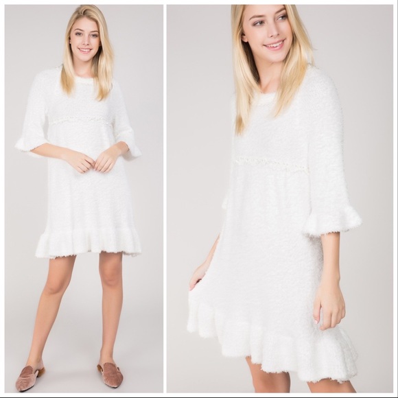 POL Dreamy Clouds of Berber Fleece Dress - Picture 6 of 9